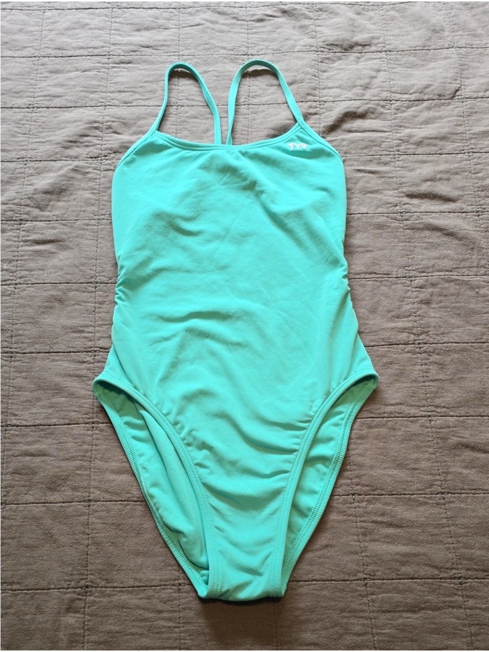 TYR Mint Green Thin-Strap Racerback One-Piece Swimsuit